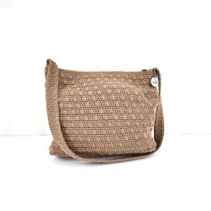 The Sak Crochet Slouchy Boho Shoulder Bag Purse